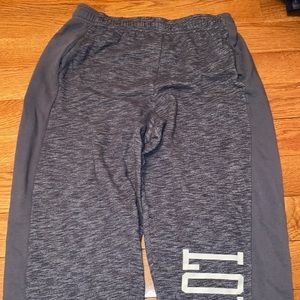 grey cuffed sweatpants
